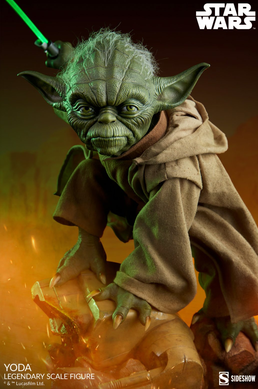 Buy Yoda Legendary Scale Figure | Sideshow Collectibles | Zombie.co.uk - Zombie