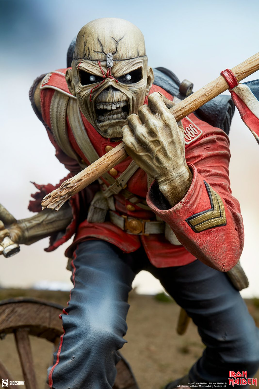 Iron Maiden: The Trooper Eddie Premium Format Figure by Sideshow Collectibles - Zombie