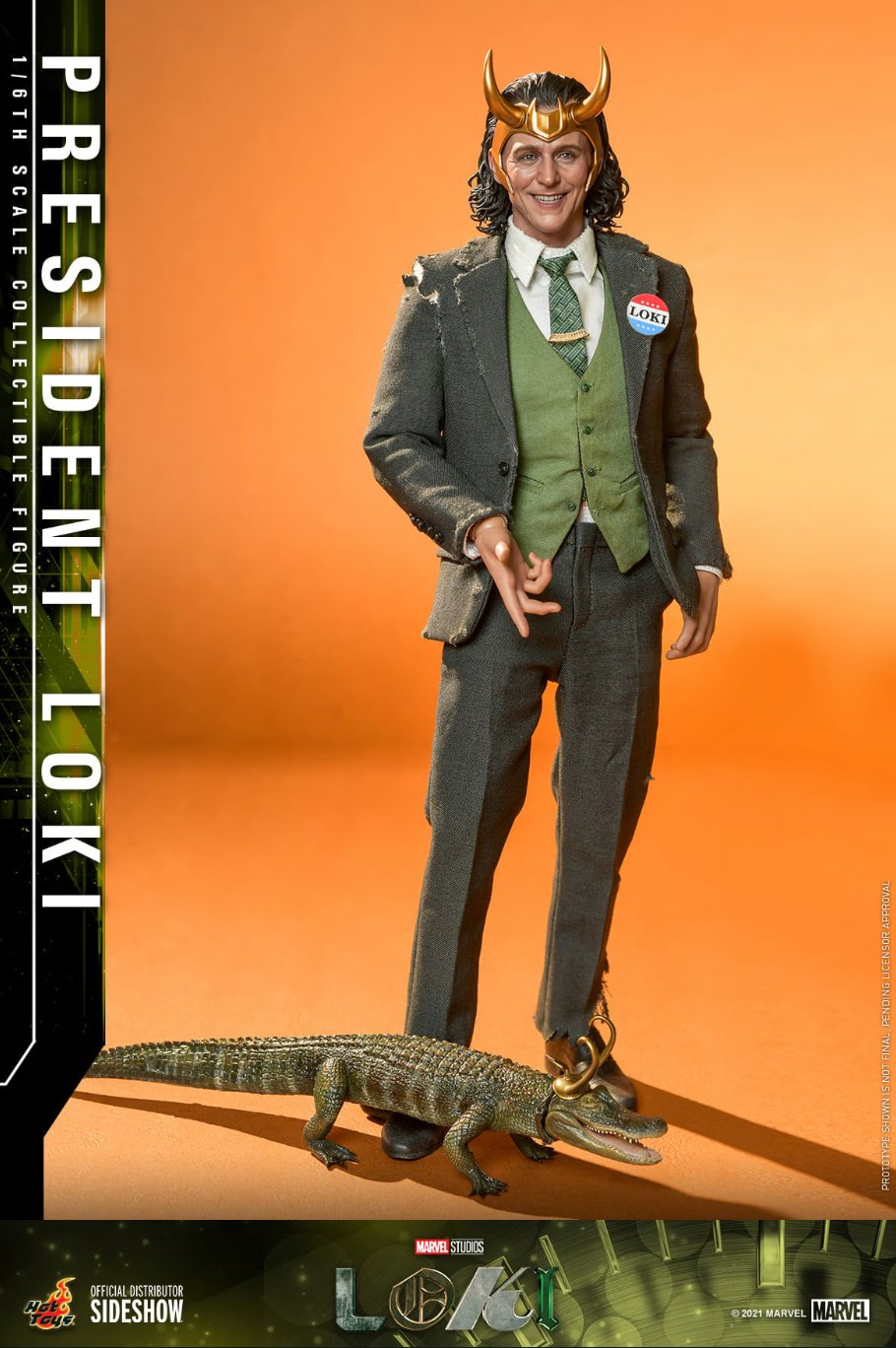 President Loki Sixth Scale Collectible Figure by Hot Toys | Pre-Order Now! - Zombie