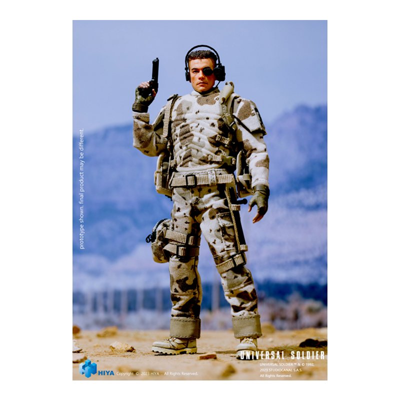 1:12 Universal Soldier Luc Deveraux Hiya Toys Action Figure (Pre Order Due:Q2 2024) - Zombie