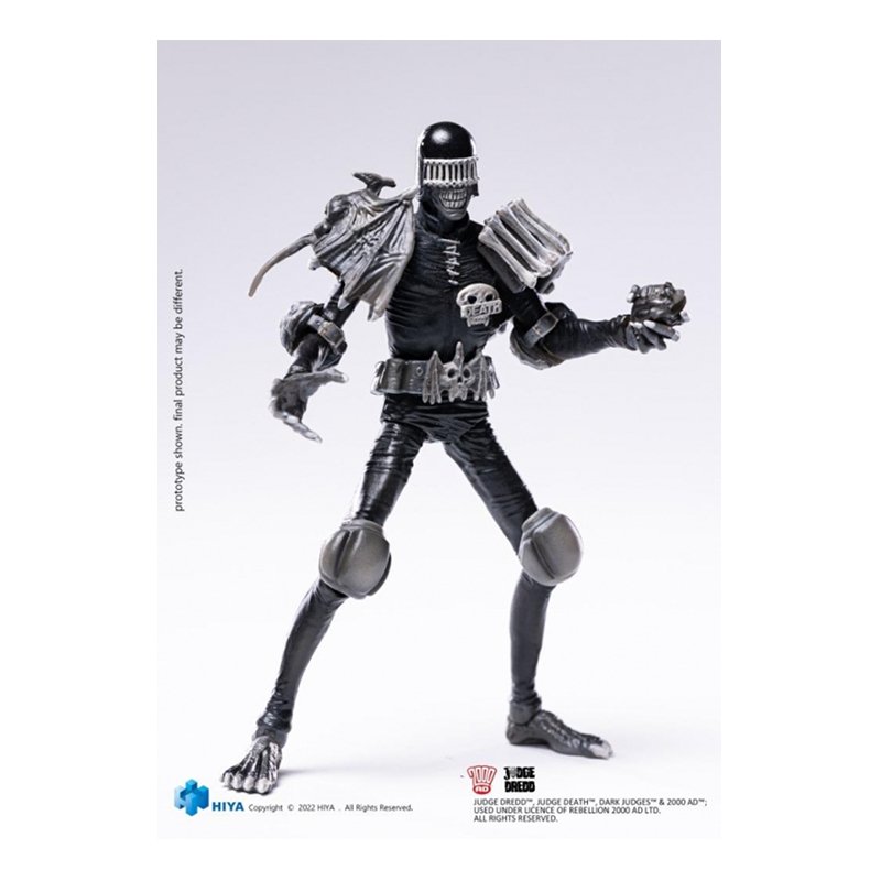 1:18 Black and White Judge Death Action Figure - HIYA Toys - Zombie