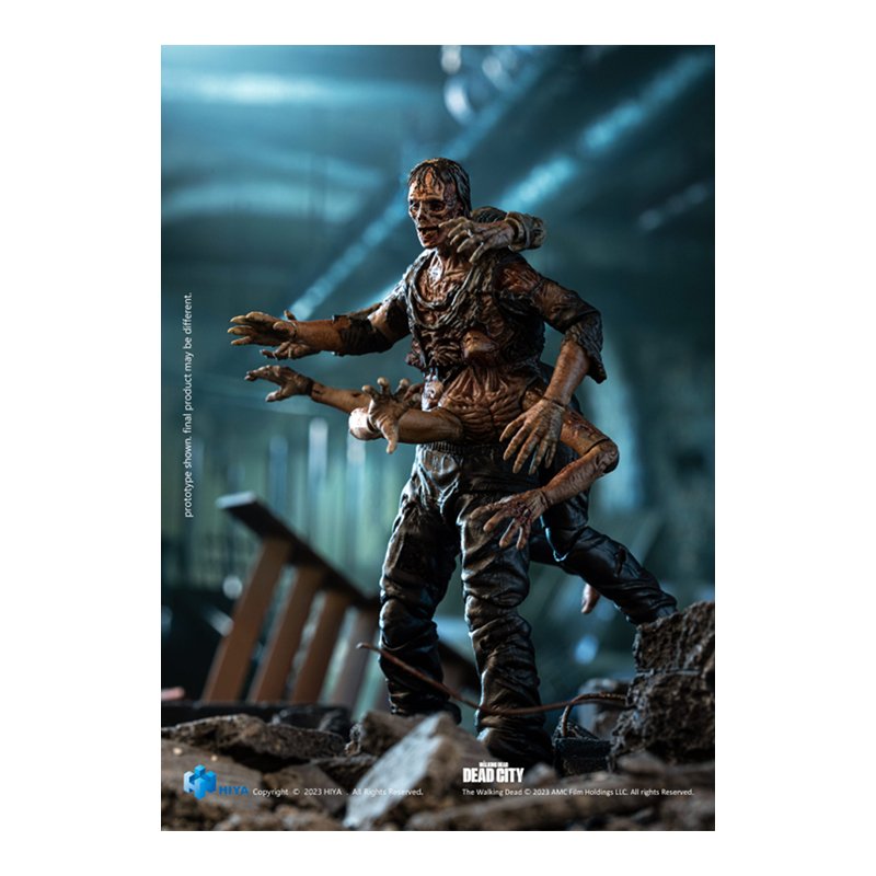 1:18 The Walking Dead - Dead City Walker King Hiya Toys Action Figure (Pre Order Due:Q3 2024) - Zombie