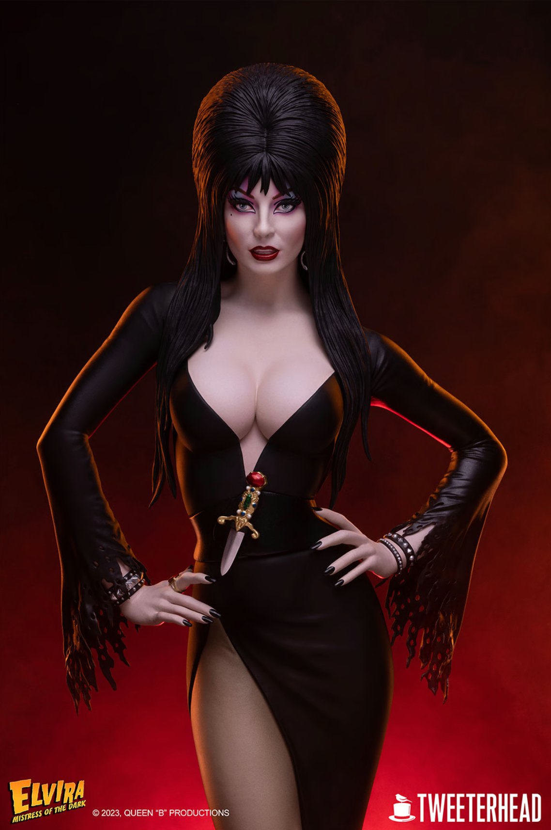 1:4 Elvira Maquette - By Tweeterhead (Pre Order Due:Q3 2024) - Zombie