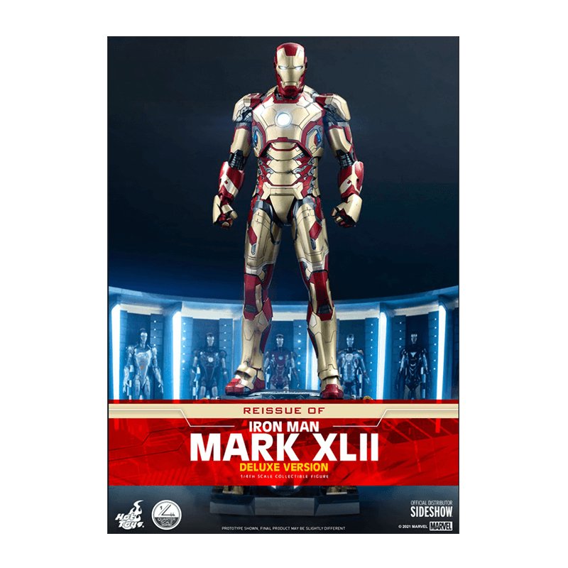 1:4 Iron Man Mark XLII (Deluxe Version) - Hot Toys - Zombie