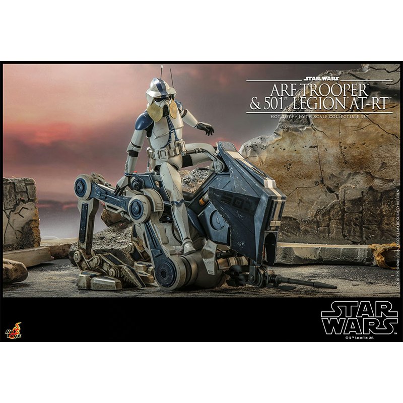 1:6 ARF Trooper and 501st Legion AT-RT - Star Wars: The Clone Wars - Hot Toys (Pre Order Due:Q2 2024) - Zombie