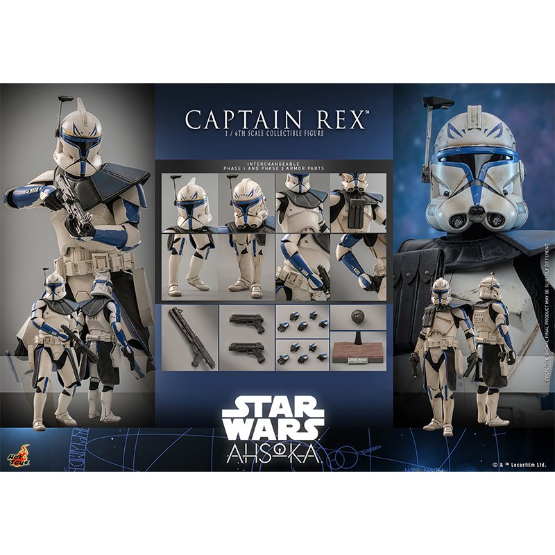 1:6 Captain Rex - Star Wars: Ahsoka Hot Toys (Pre Order Due:Q1 2025) - Zombie