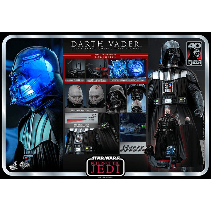 1:6 Darth Vader Deluxe - Star Wars: Return Of The Jedi 40th Anniversary (Pre Order Due:Q3 2024) - Zombie