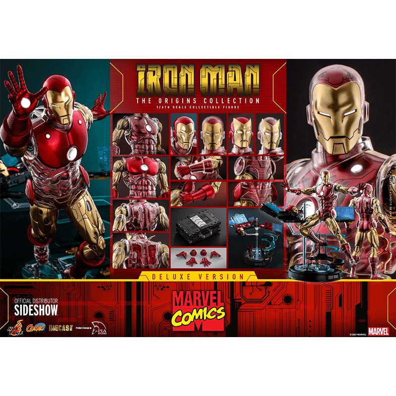 1:6 Iron Man DELUXE - The Origins Collection - Comics Masterpiece Series Diecast - Zombie