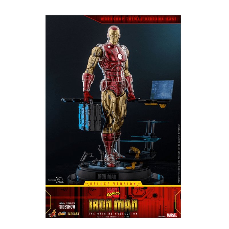 1:6 Iron Man DELUXE - The Origins Collection - Comics Masterpiece Series Diecast - Zombie