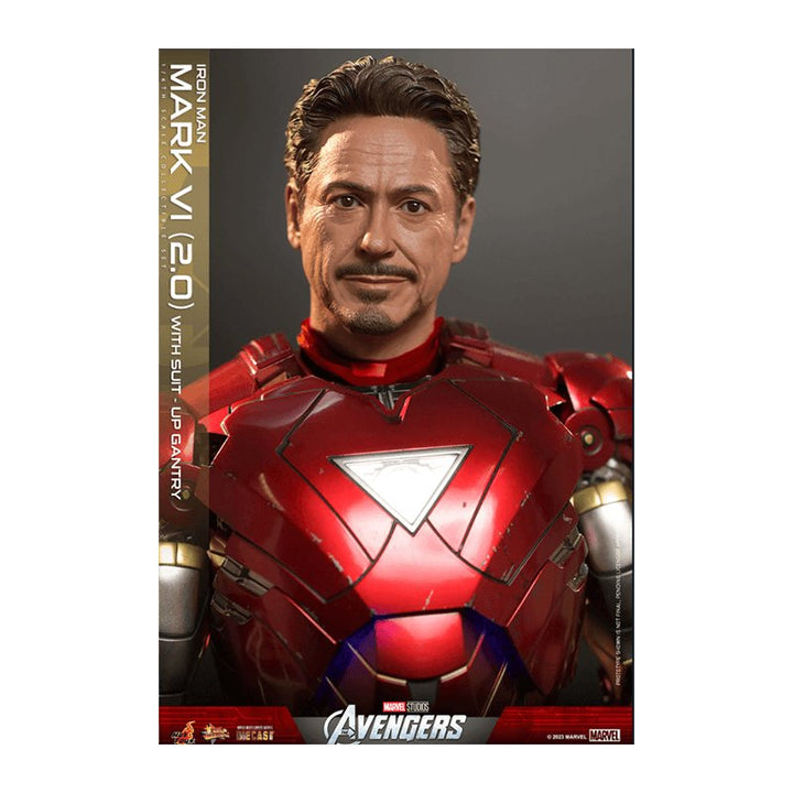 1:6 Iron Man Mark VI (2.0) With Suit Up Gantry - Hot Toys (Pre Order Due:Q1 2024) - Zombie