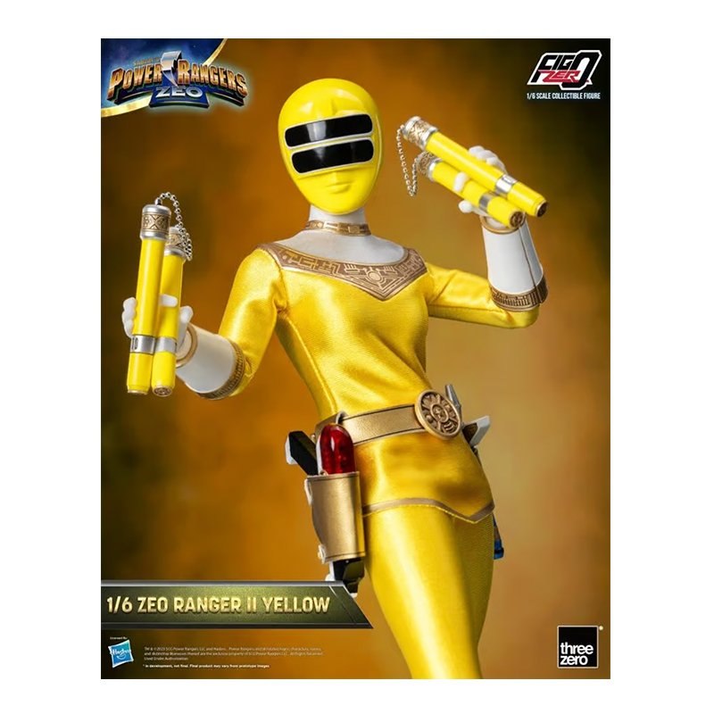1:6 Power Rangers Zeo Yellow Ranger - FigZero Threezero (Pre Order Due:Q3 2024) - Zombie
