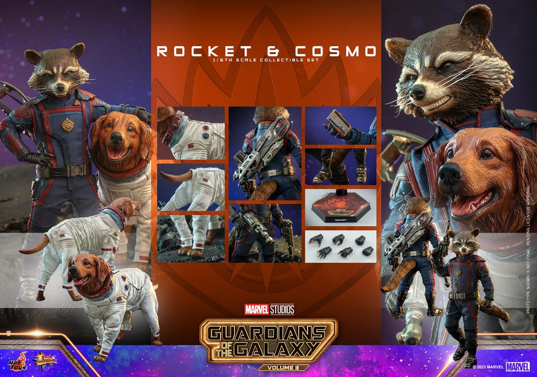 1:6 Rocket and Cosmo Hot Toys (Pre Order Due:Q4 2024) - Zombie