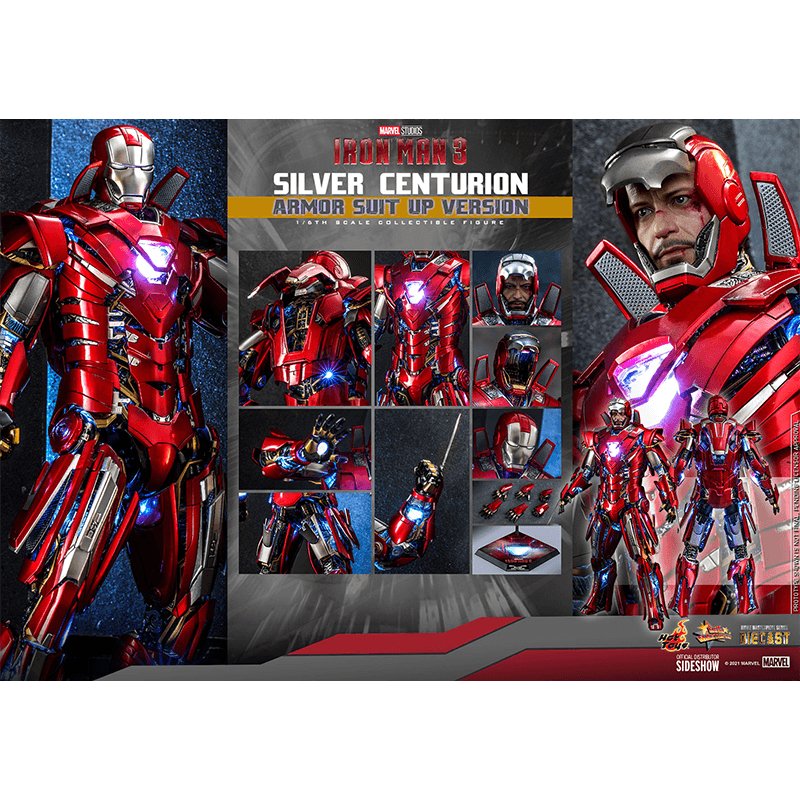 1:6 Silver Centurion - Armour Suit Up Version - Hot Toys - Zombie