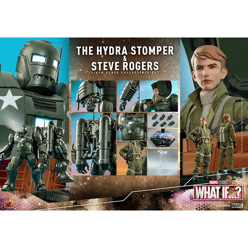 1:6 Steve Rogers and The Hydra Stomper - What If...? - Hot Toys - Zombie