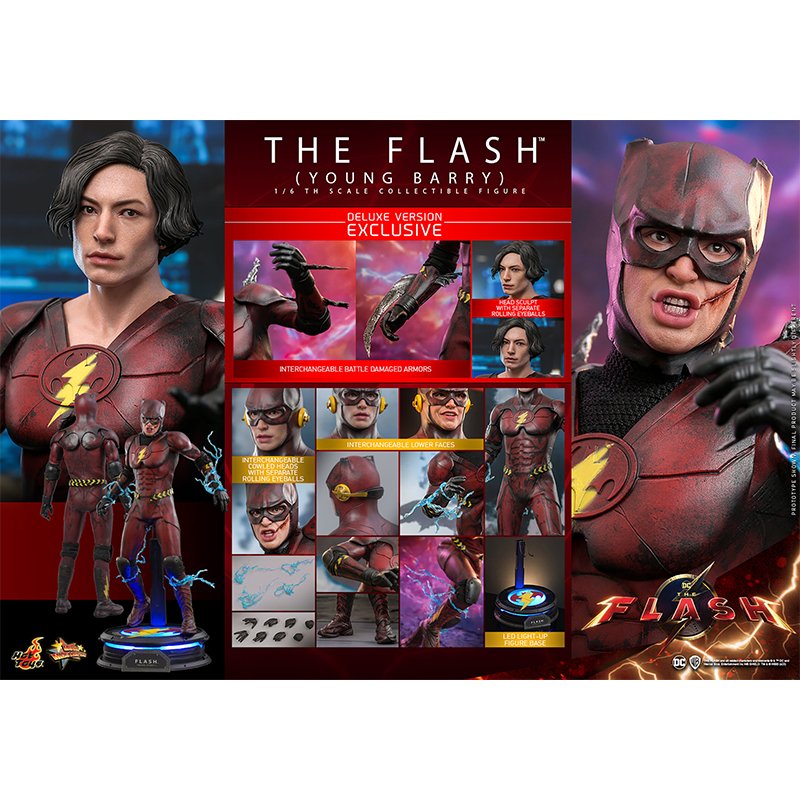 1:6 The Flash (Young Barry) Deluxe Edition (Pre Order Due:Q4 2024) - Zombie