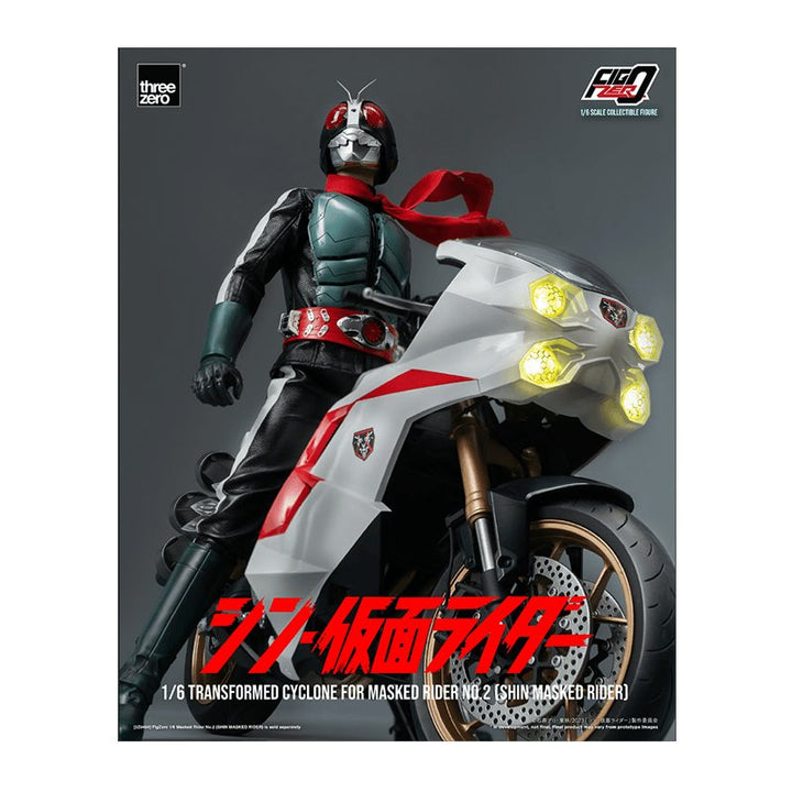 1:6 Transformed Cyclone Bike for Masked Rider No.2 - Threezero (Pre Order Due:Q1 2024) - Zombie