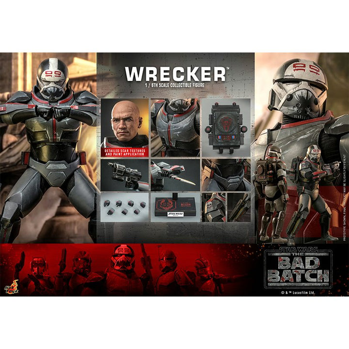 1:6 Wrecker - Star Wars: The Bad Batch - Hot Toys (Pre Order Due:Q4 2024) - Zombie