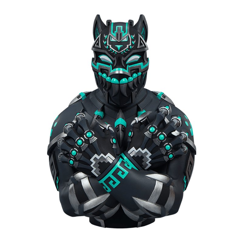 Black Panther Designer Collectible Bust - Unruly Industries (Edition 500) - Zombie