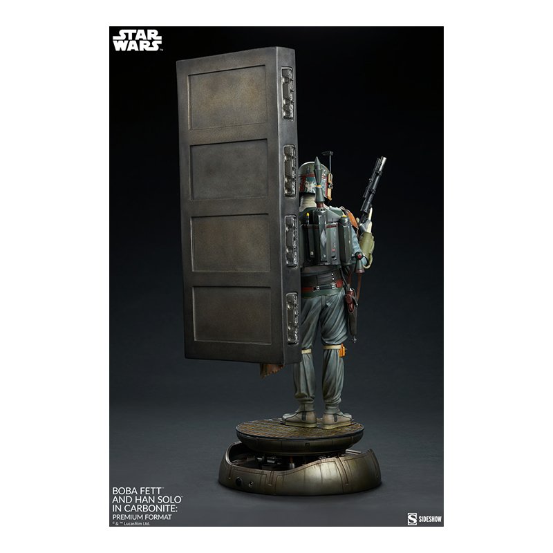 Boba Fett and Han Solo in Carbonite Premium Format - Sideshow Collectibles (Pre Order Due:Q2 2024) - Zombie
