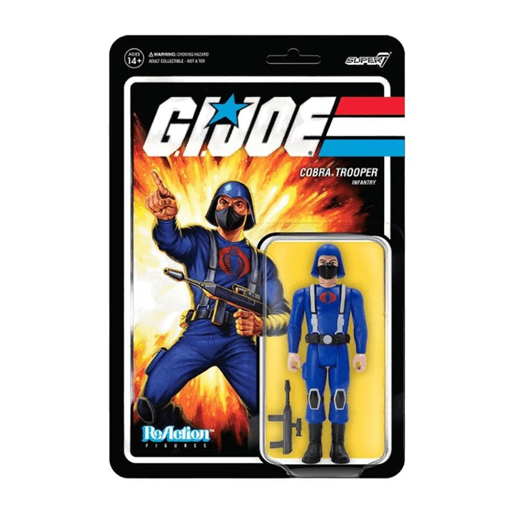 G.I. JOE ReAction Wave 1 - Cobra Trooper H-BACK (Pink) - Zombie