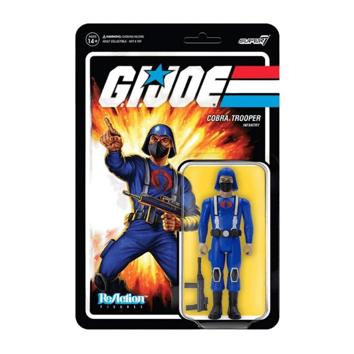 G.I. JOE ReAction Wave 1 - Cobra Trooper Y-BACK (Tan) - Zombie
