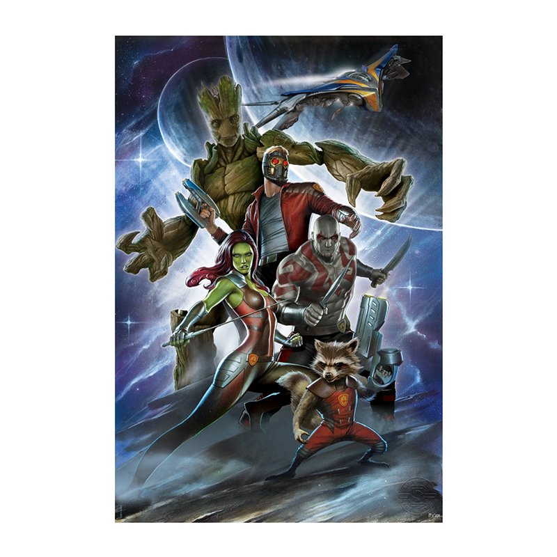Guardians Of The Galaxy: Castaways - Unframed Art Print - Sideshow Collectibles - Zombie