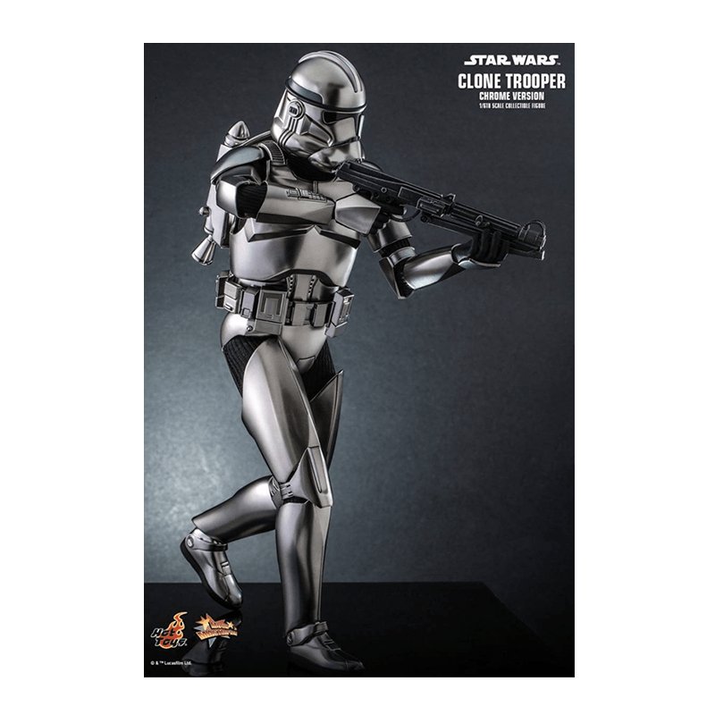 Hot Toys 1:6 Star Wars Clone Trooper Chrome Version - EXCLUSIVE - Zombie