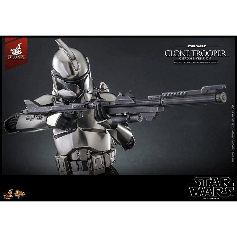 Hot Toys 1:6 Star Wars Clone Trooper Chrome Version - EXCLUSIVE - Zombie