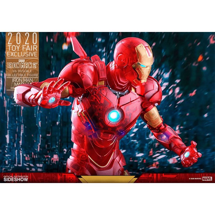 Hot Toys Marvel Iron Man 2 Mark IV (Holographic Version) Toy Fair Exclusive Action Figure 30cm - Zombie