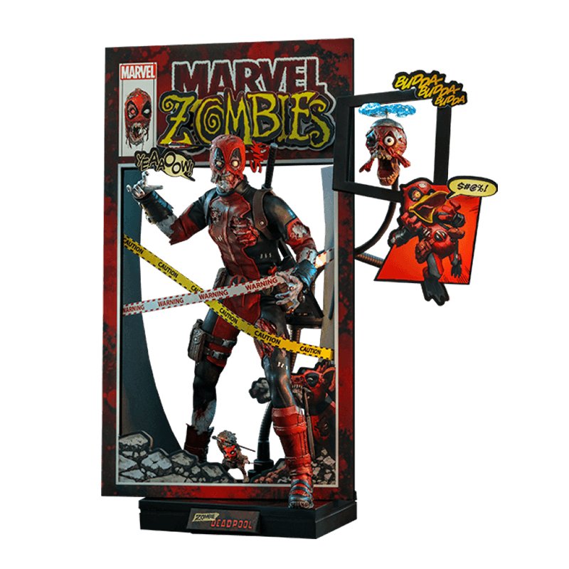 Hot Toys Marvel Zombies Comic Masterpiece 1-6 Zombie Deadpool 31CM Action Figure - Zombie