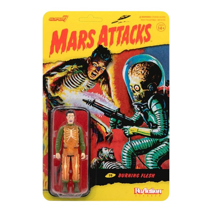 Mars Attacks - Burning Flesh Super7 ReAction Figure - Zombie