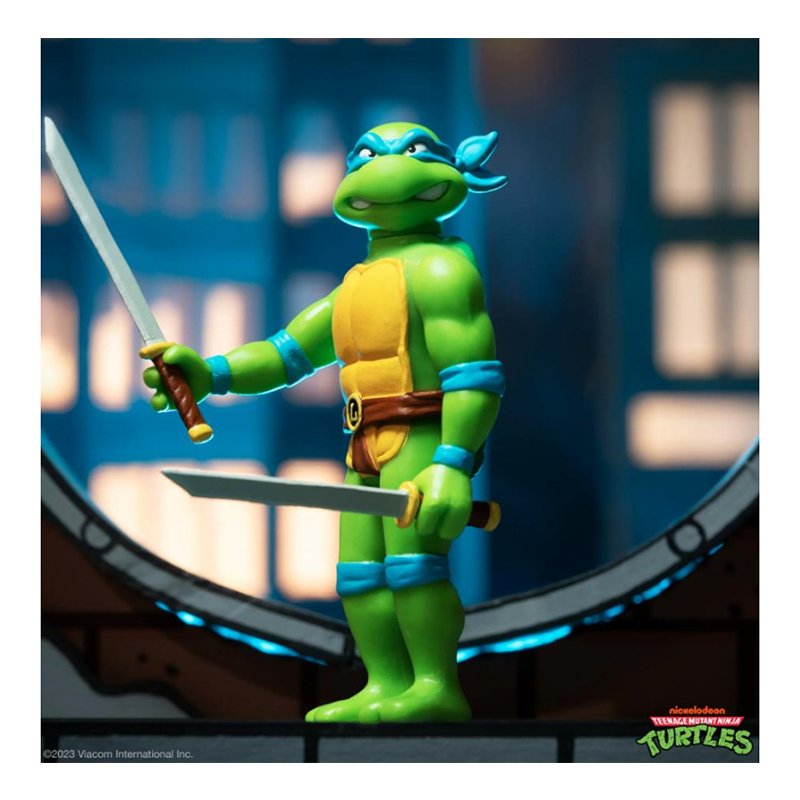Teenage Mutant Ninja Turtles - Leonardo Cartoon ReAction Figure - Zombie