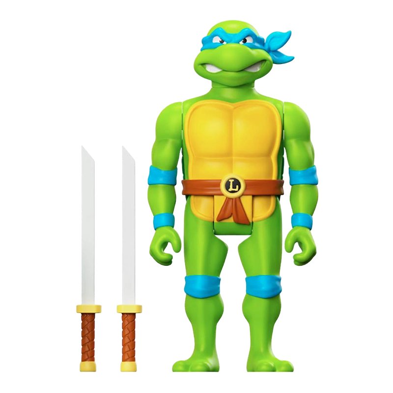 Teenage Mutant Ninja Turtles - Leonardo Cartoon ReAction Figure - Zombie
