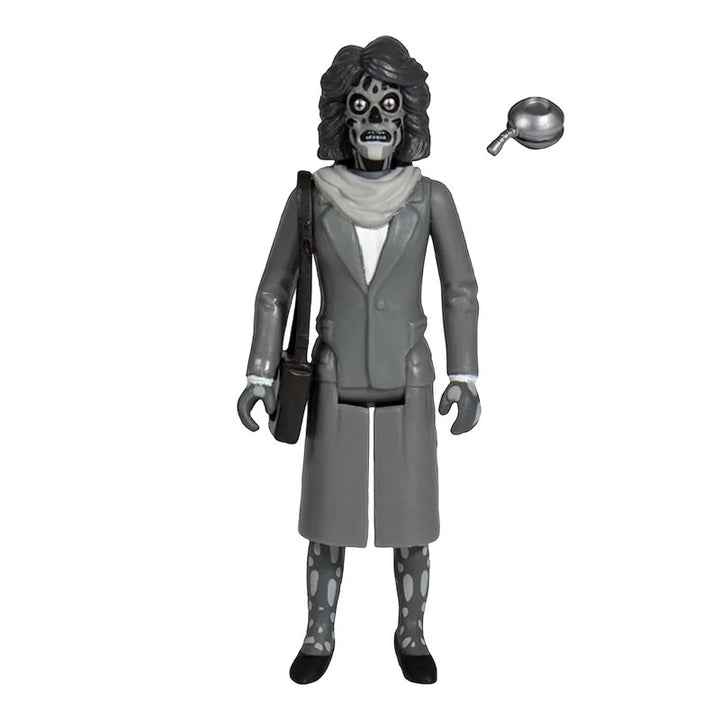 They Live Female Ghoul Black and White ReAction Figure - Zombie