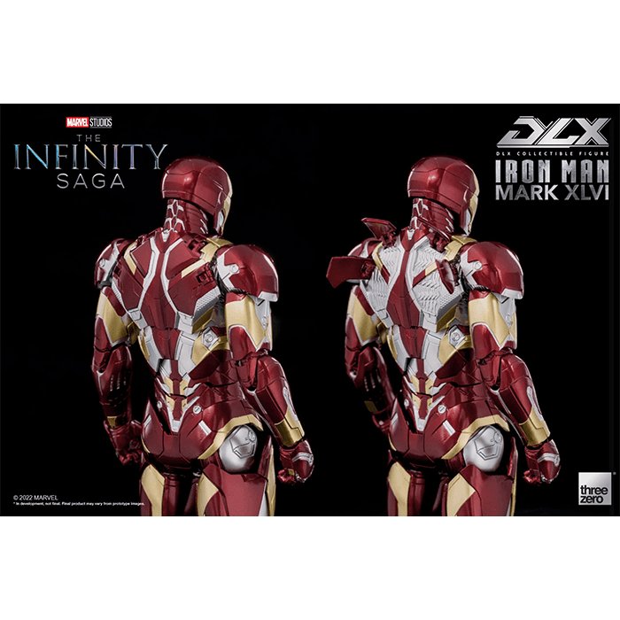 ThreeZero - Marvel Infinity Saga - Iron Man Mark 46 Deluxe 1-12 Scale Action Figure - Zombie