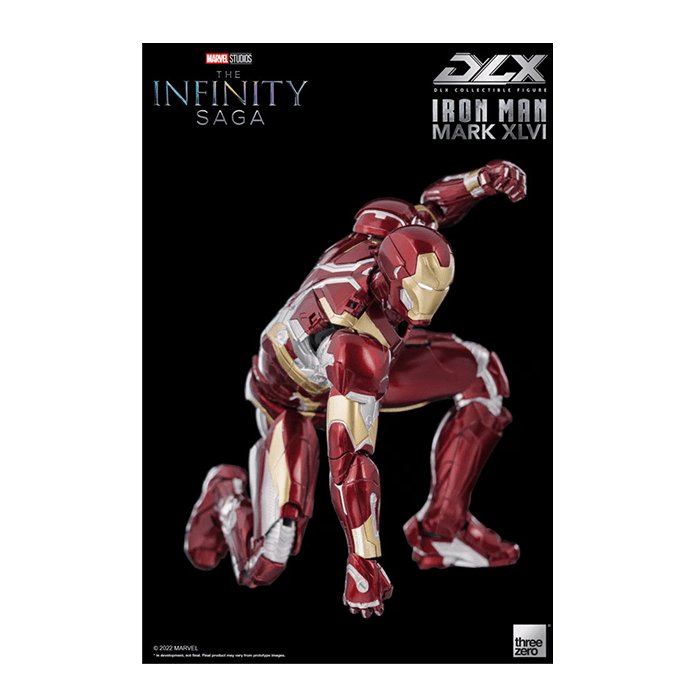ThreeZero - Marvel Infinity Saga - Iron Man Mark 46 Deluxe 1-12 Scale Action Figure - Zombie