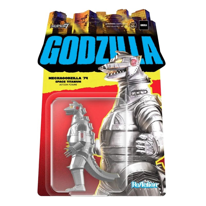 TOHO Mechagodzilla 1974 - Godzilla ReAction Figure - Super7 - Zombie